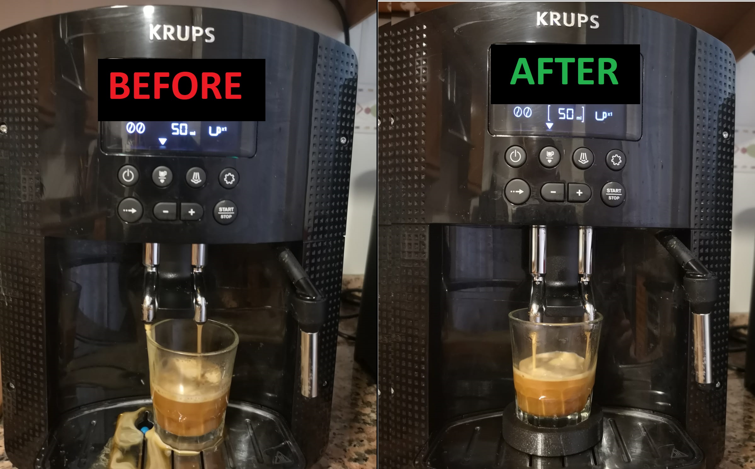 Krups Support Coffee Glass