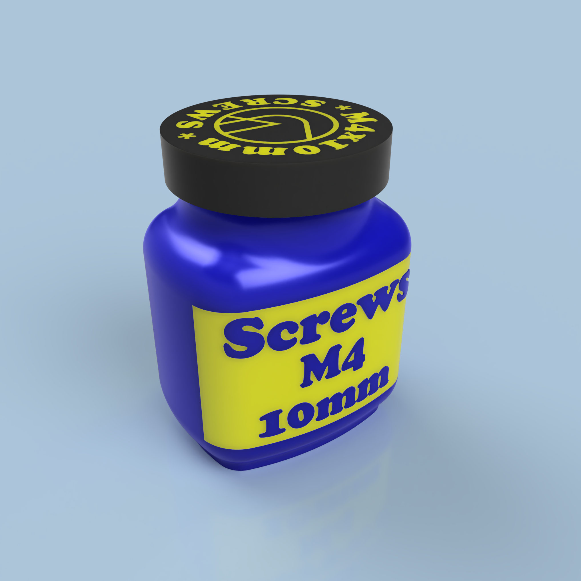 Vase Mode Jam Jar - Storage container (with editable fusion 360 files)