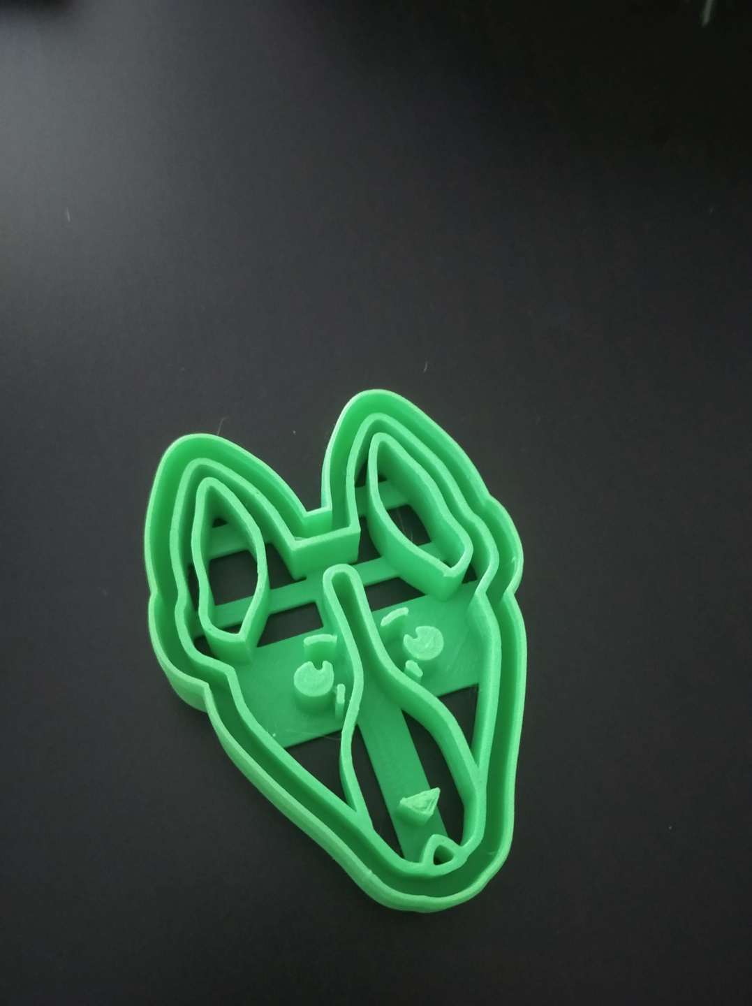Basenji Congo dog head cookie cutter