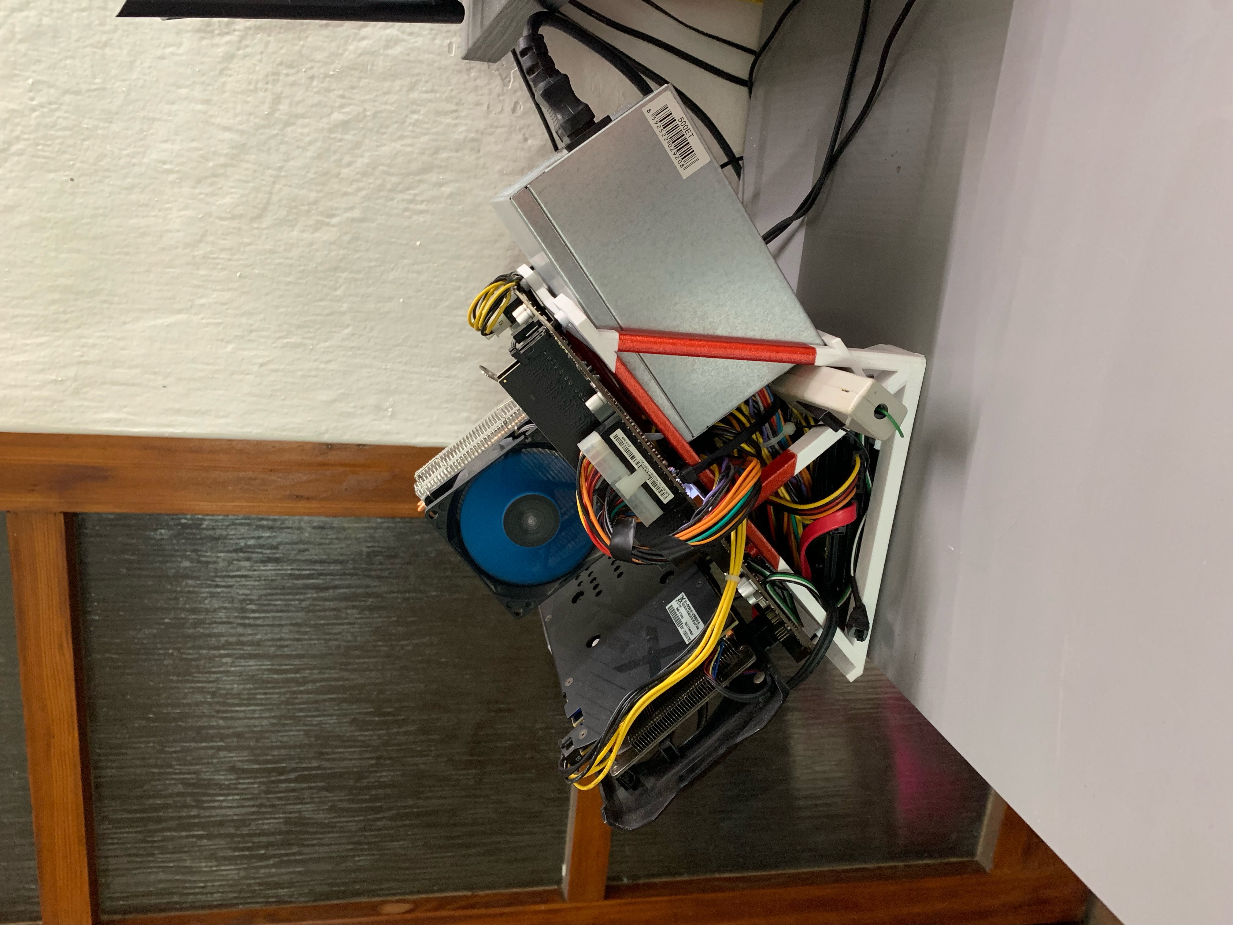 Micro ATX test bench with ATX psu slot, Prusa i3 printable