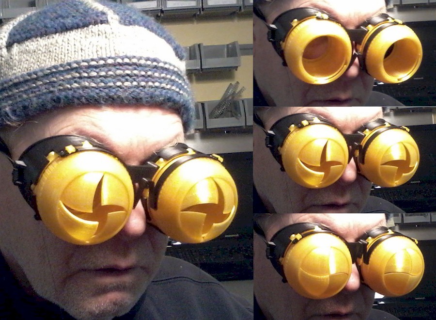 Blinking Iris Goggles