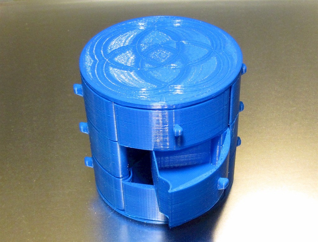 Print-In-Place 12 Drawer Jewelry Box