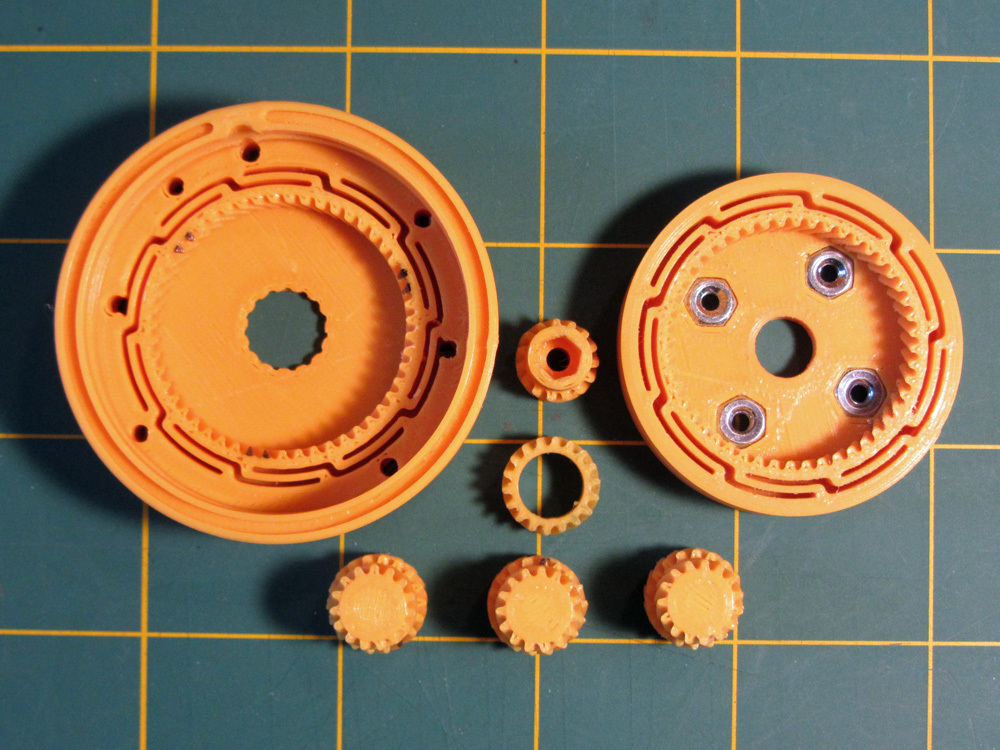 Anti-Backlash Compound Planetary Gearhead