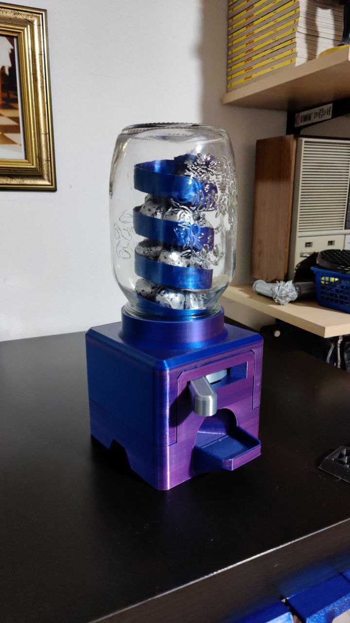 Chocolate and candy dispenser