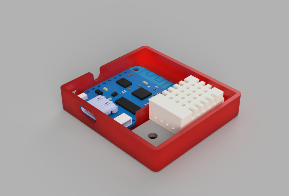 Wemos D1 mini v4 + DHT22 box
