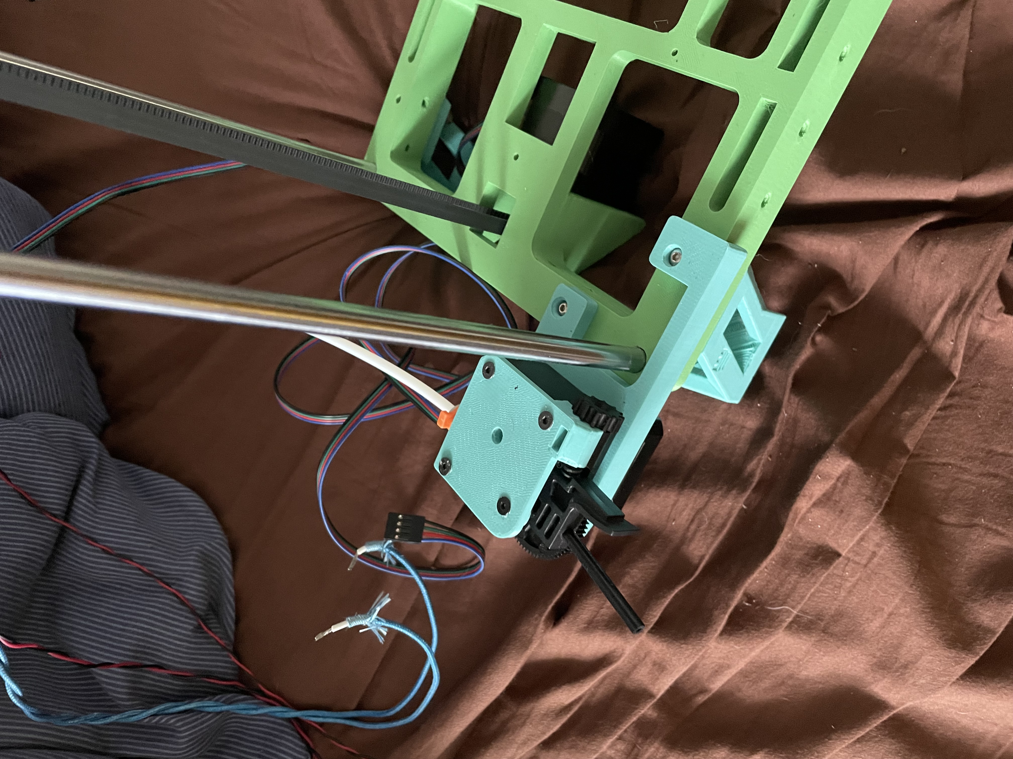 Slim Bowden Extruder Mount for Rook MK1 and Legacy