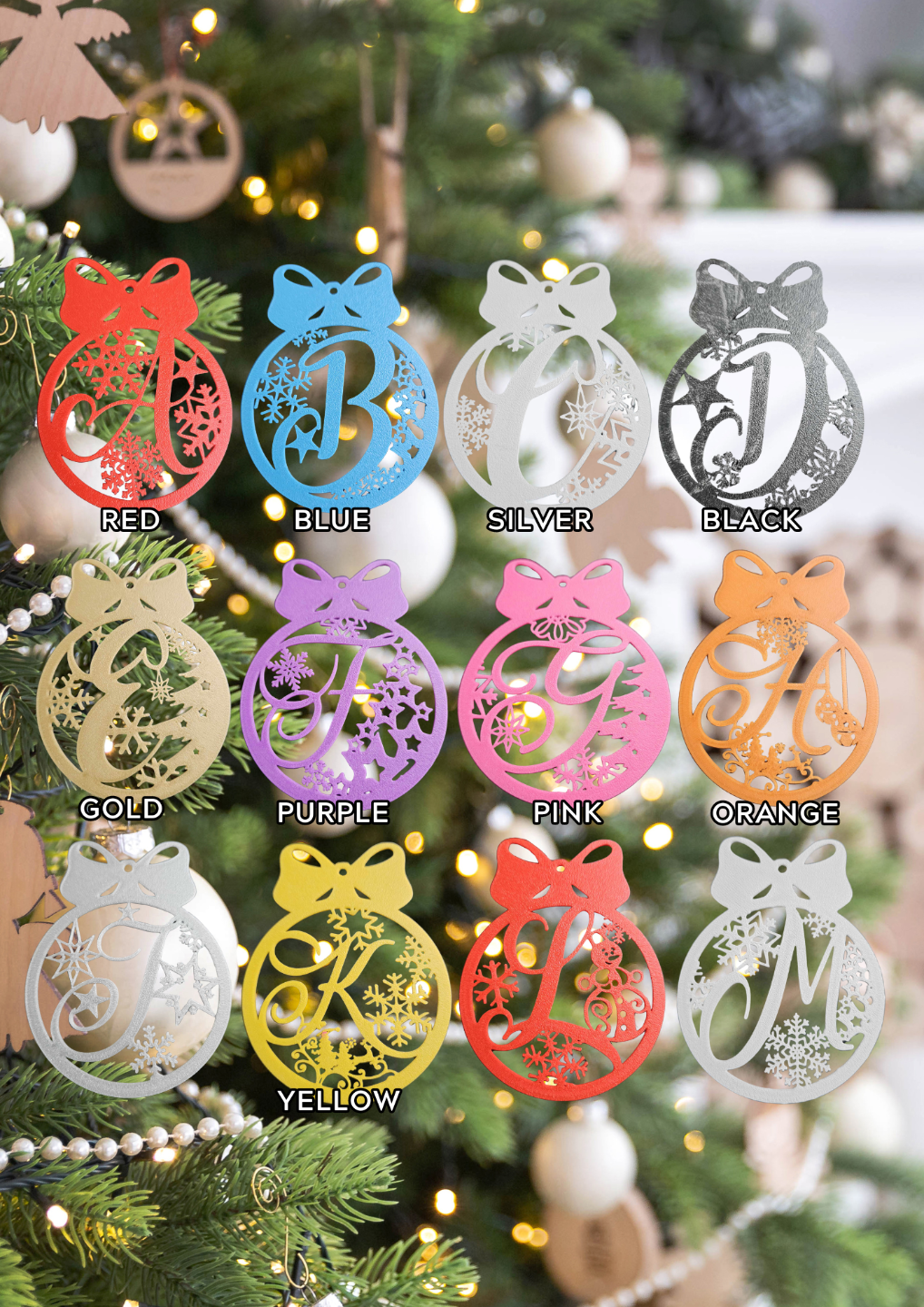 Xmas balls - Letters of Initials (edition 2023)