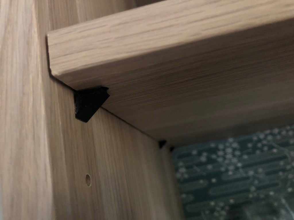 SHELF BRACKETS FOR Ø 5 MM HOLES (ALSO IKEA SHELF)