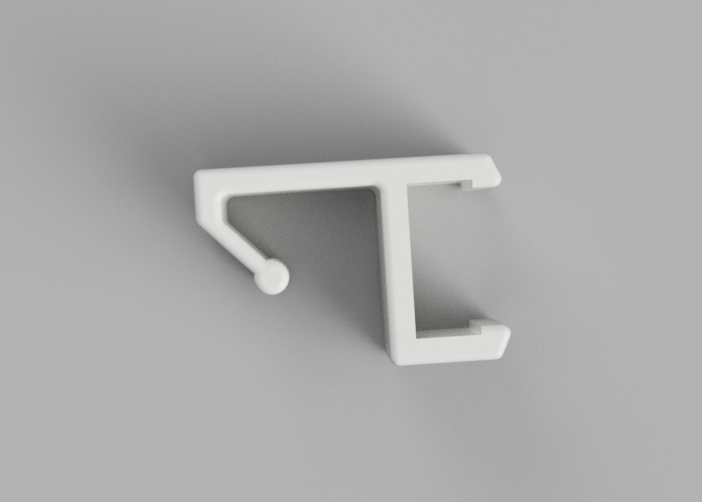 Aluminum LED Channel Gutter Clip