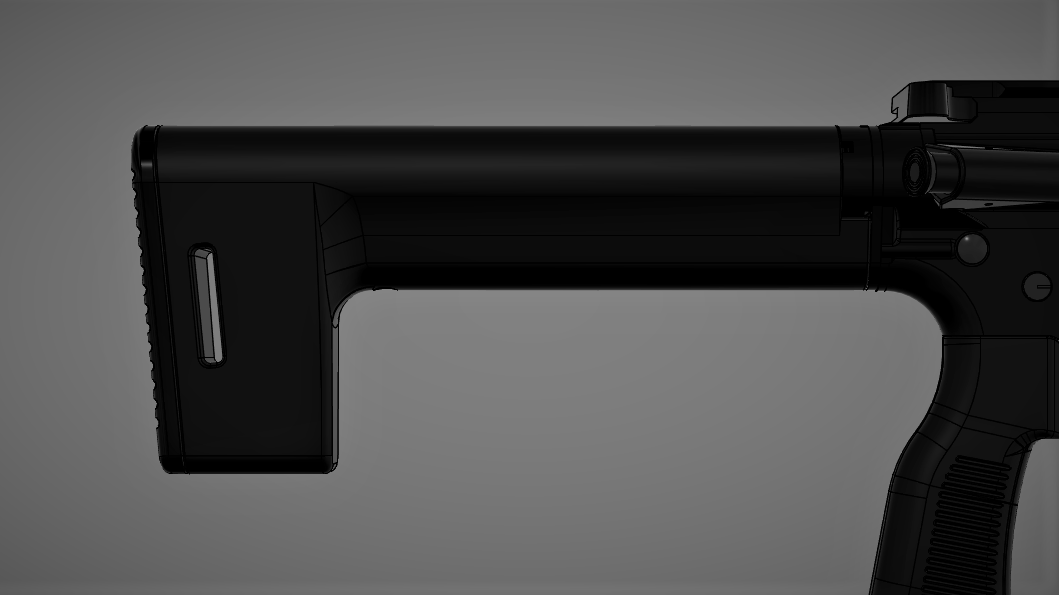 "Asphalt Escort" Fixed Carbine Buttstock