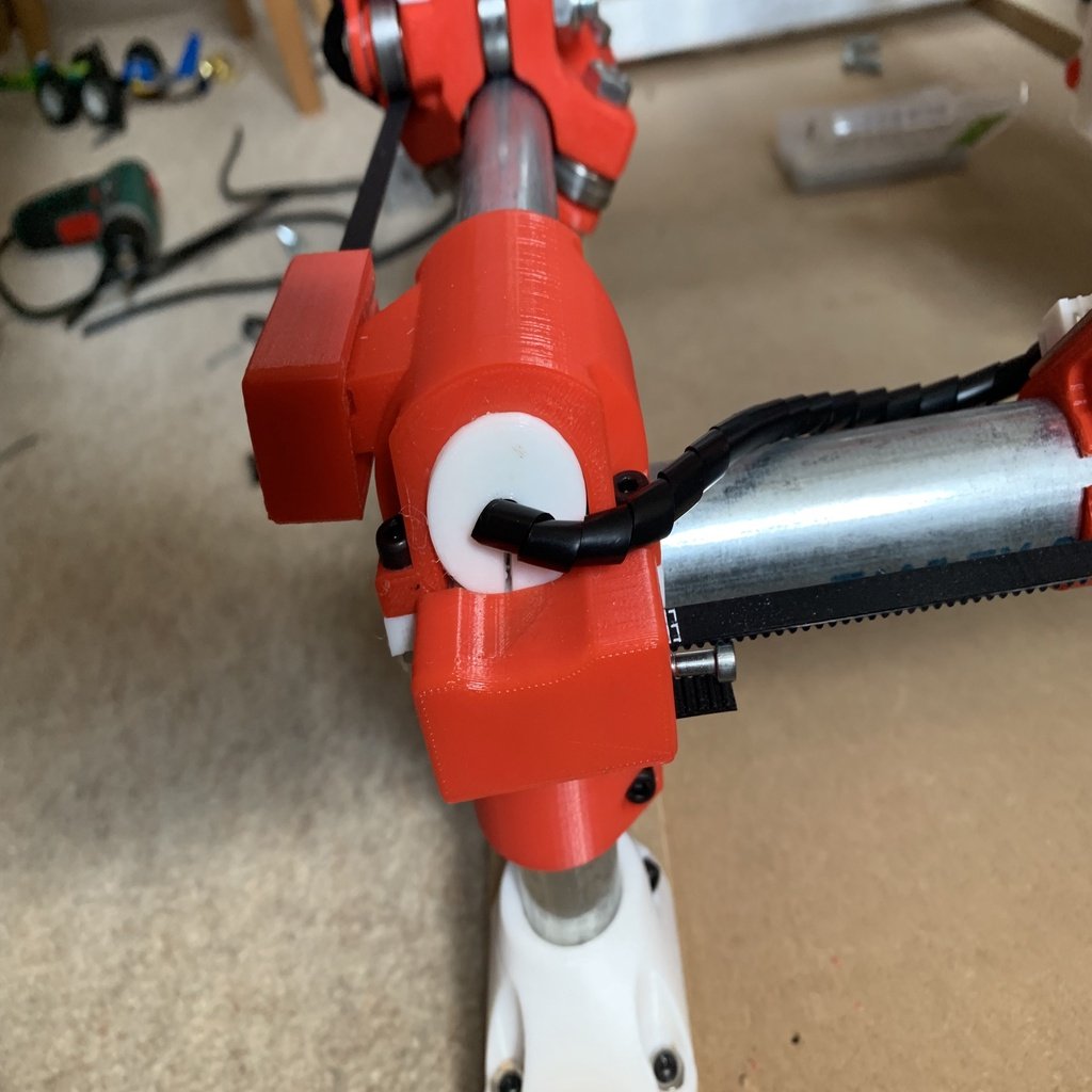 MPCNC conduit end-cap with cable hole