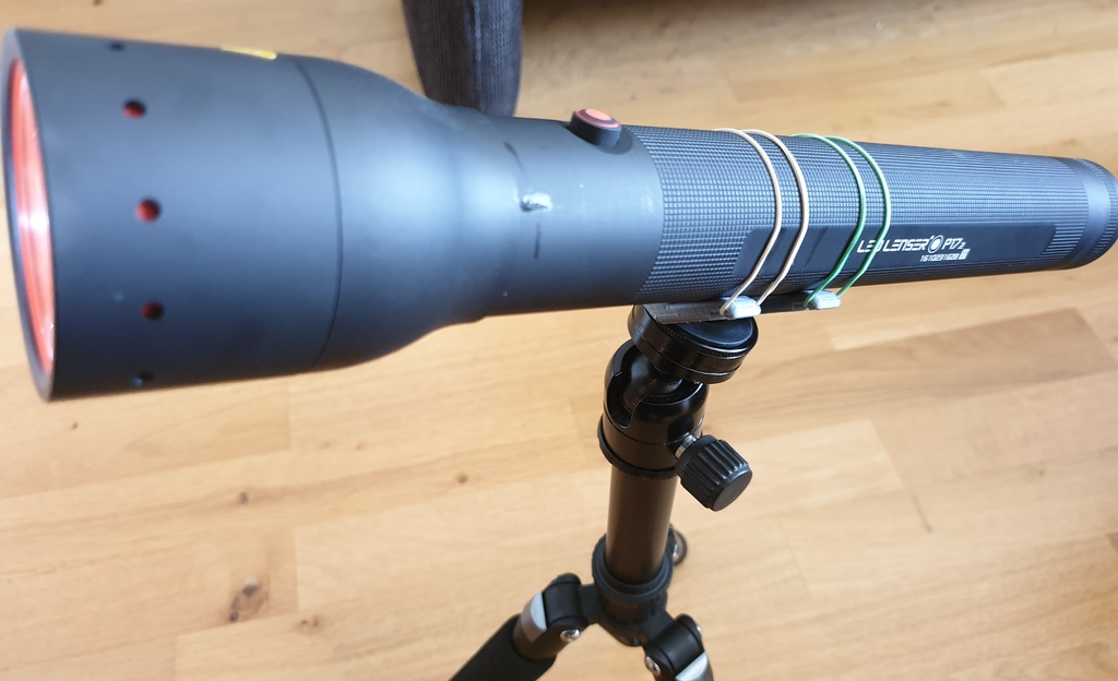 Universal Flashlight Tripod Mount Adapter