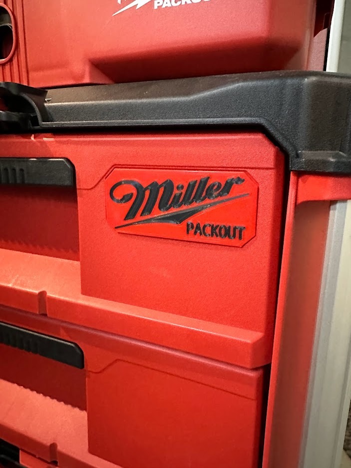 Packout Drawer label