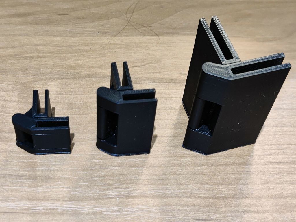 Single print hinges different sizes 3mm playwood