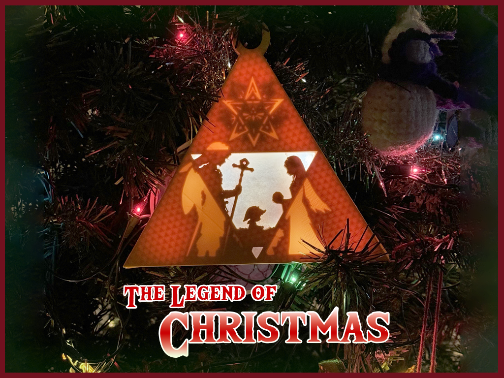 The Legend of Christmas (Tree Ornament Challenge - Original Nativity Scene with Link, Zelda & Baby)