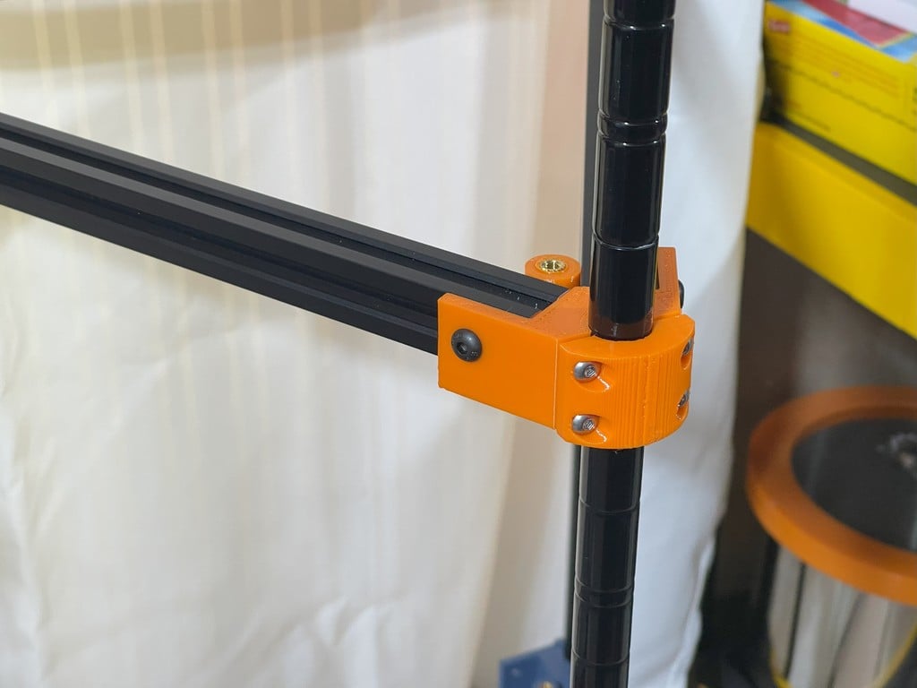2020 Extrusion to 16mm post - 60deg Bracket