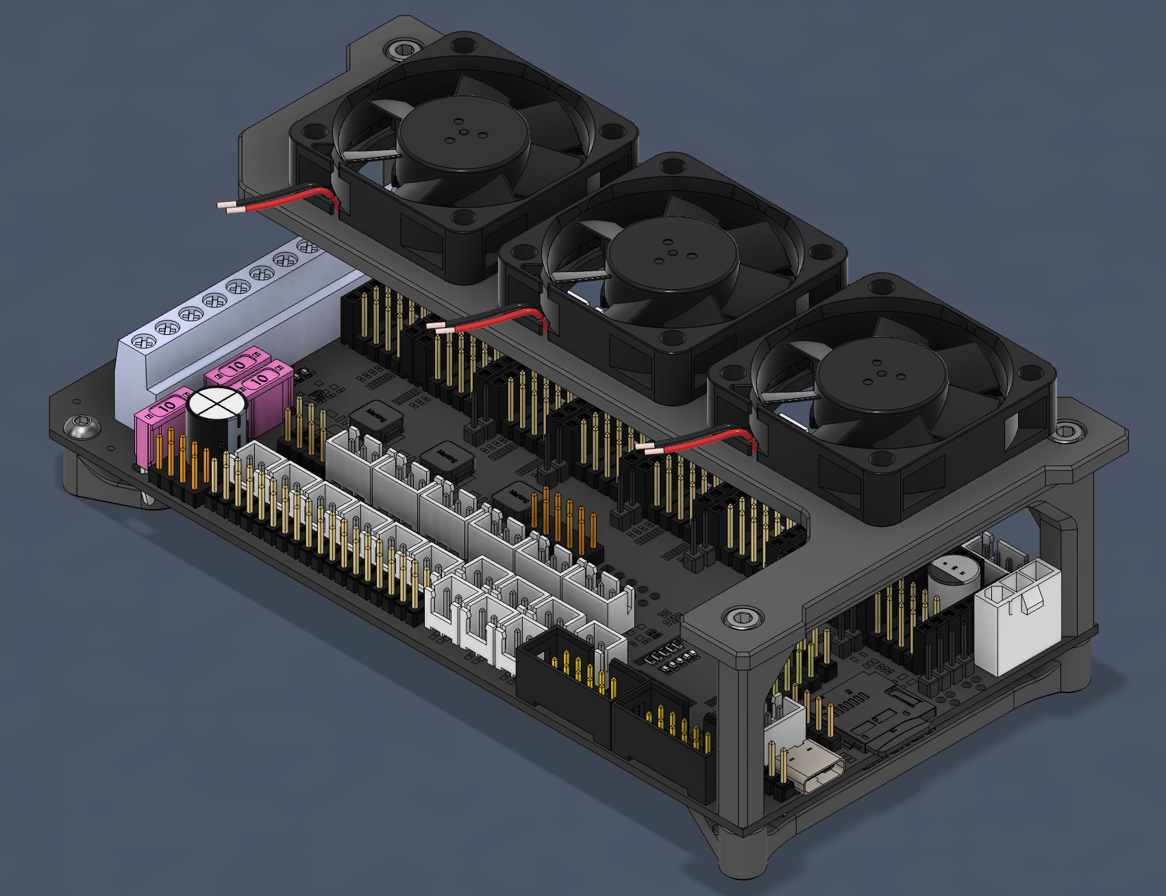 FYSETC stepper driver cooling fans