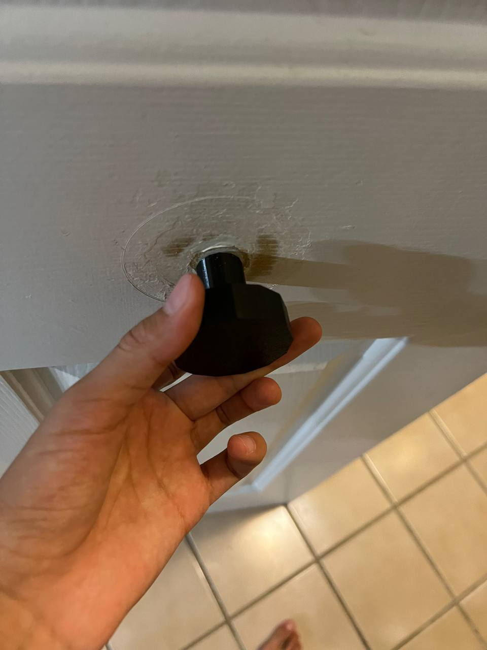 Fully 3D Printed Closet Door Handle