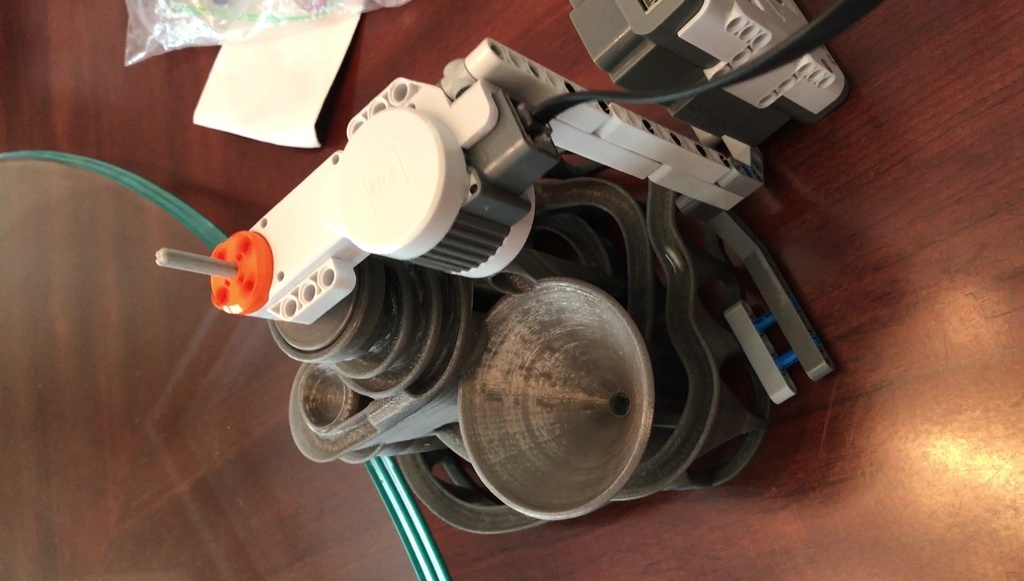 Cyclone Marble Machine drive cap for Lego Mindstorms