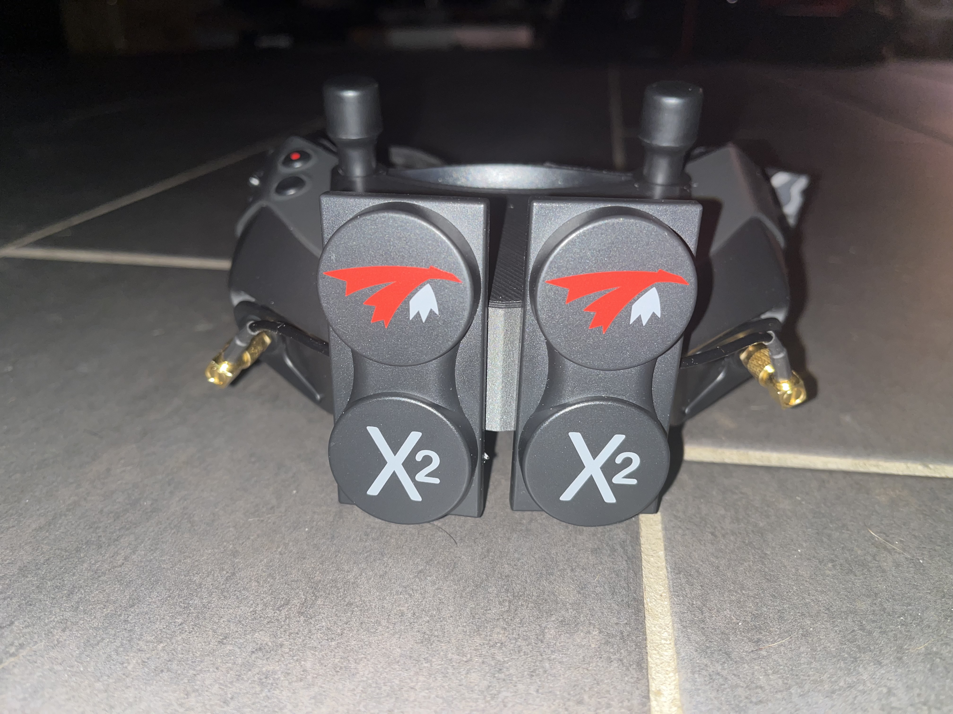 Walksnail TrueRC air X² antenna mount for Walksnail Avatar or Fatshark HDO3 Goggles