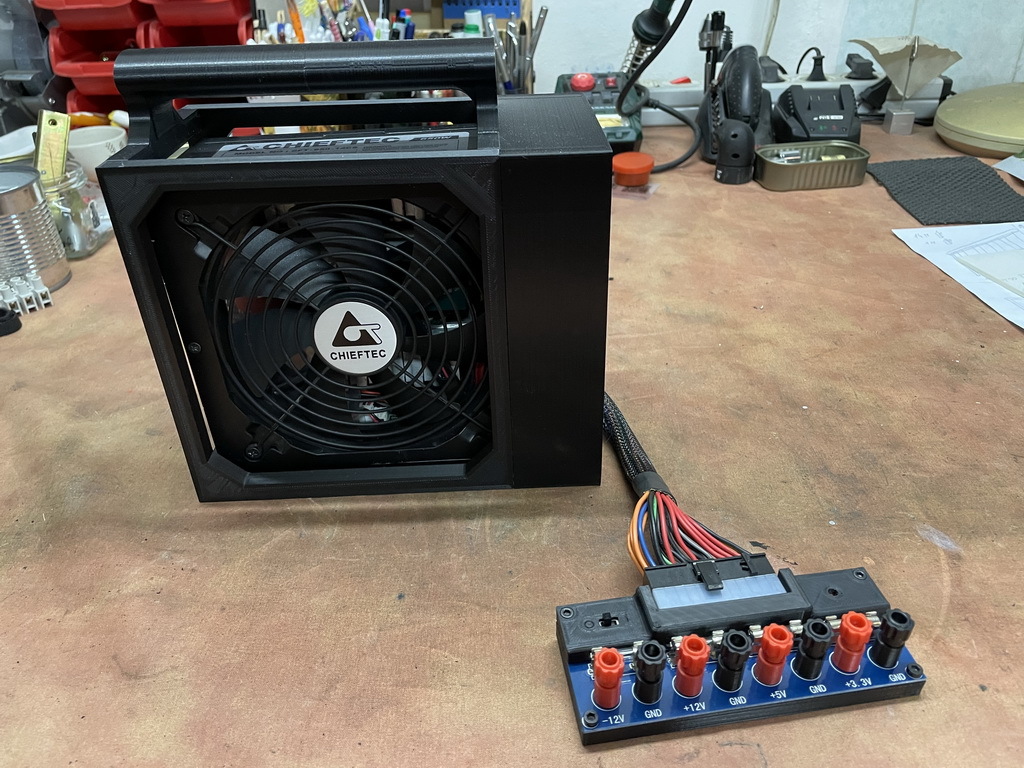 ATX Bench Power Supply case - small printer