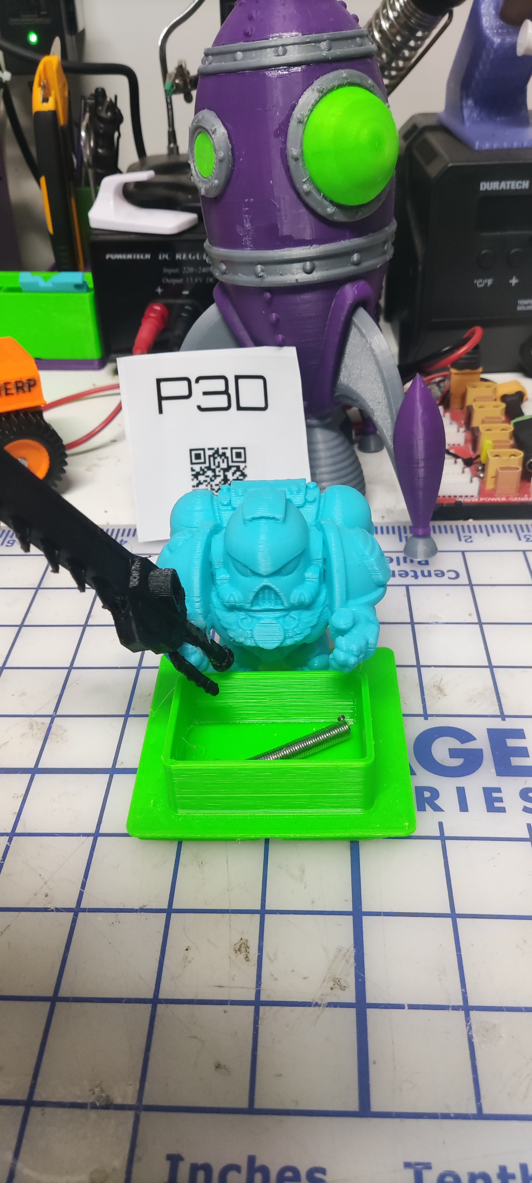 Gridfinity Chibi Spaceman holder
