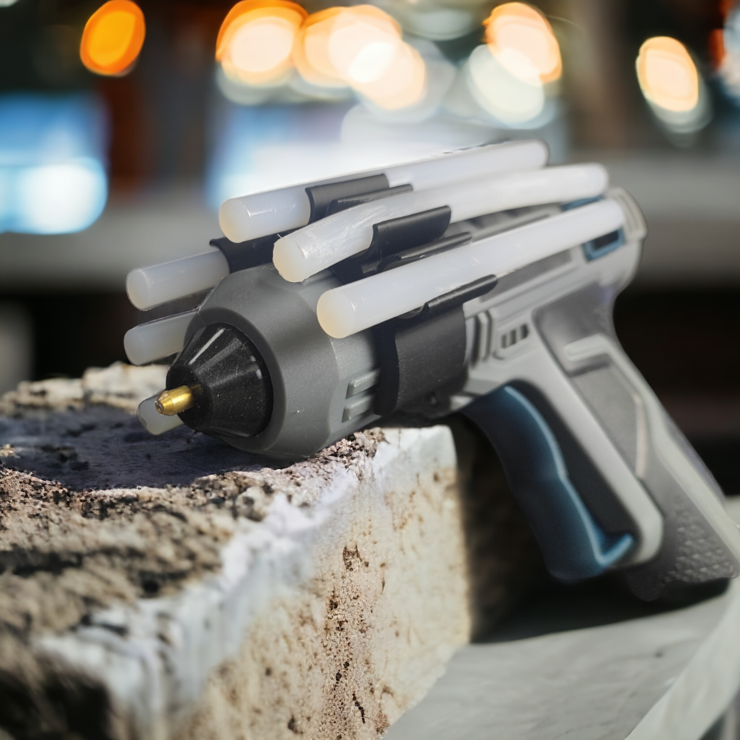 FERREX HOT GLUE GUN EXTRA GLUE HOLSTER / HOLDER - CLIP ON
