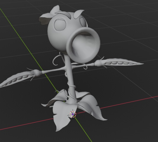 Peashooter for resin prints