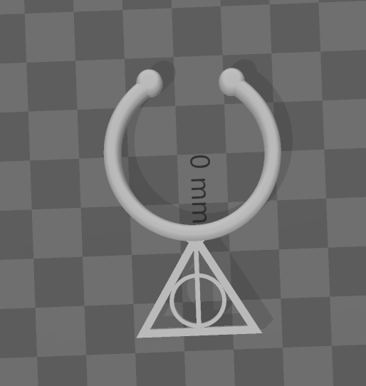 Harrypotter - Fake nose piercing