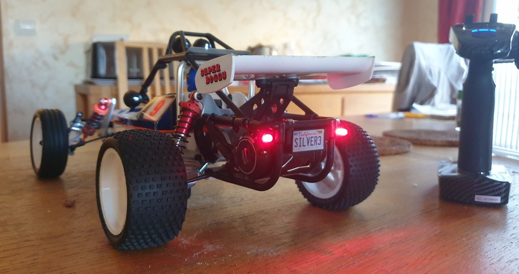 Kyosho Turbo Scorpion Rear led lights holder