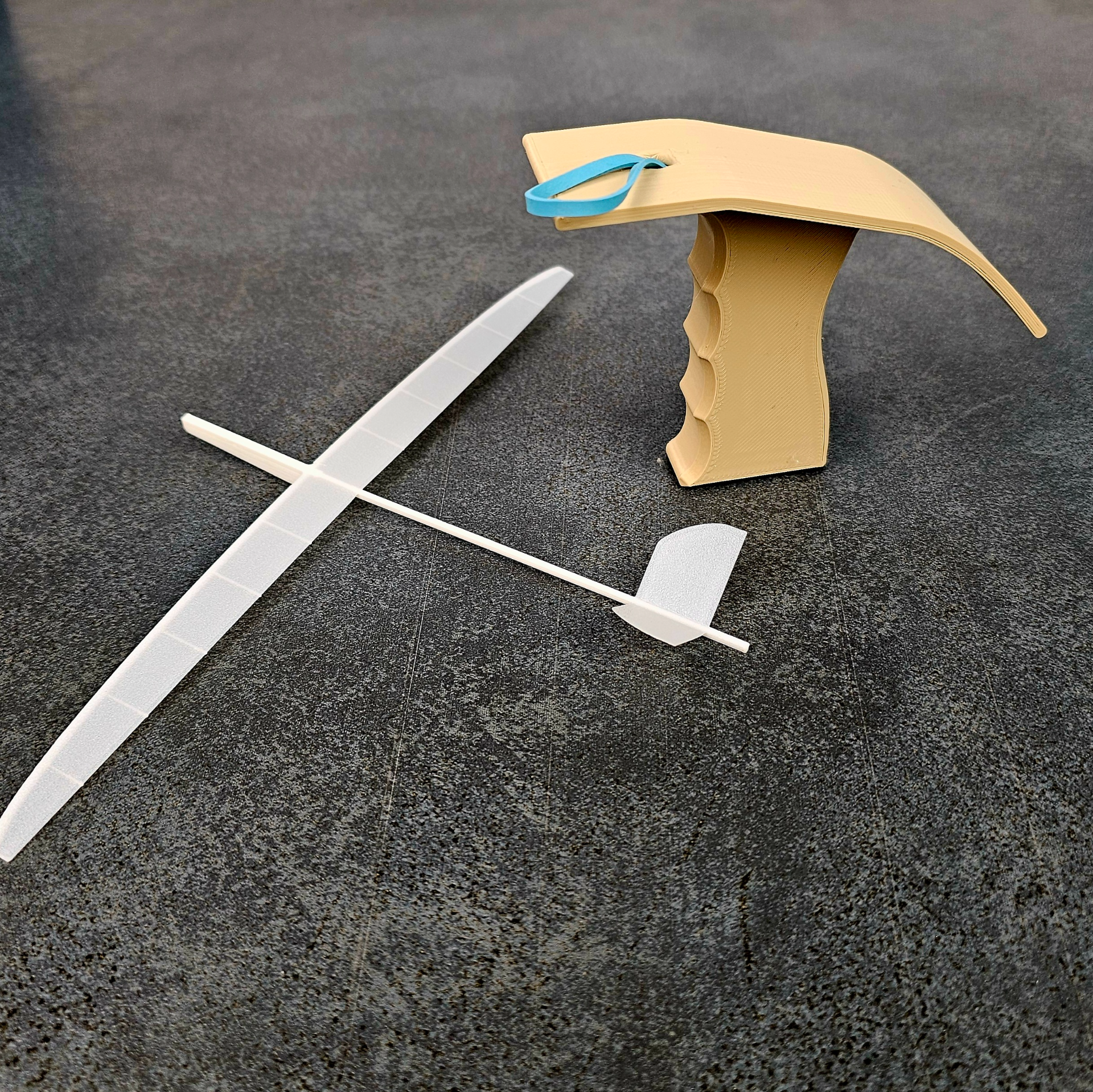 Rubberband Glider Launcher - Protective Gear