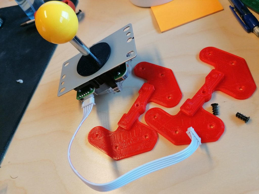 DIY Arcade Cabinet - Joystick screw holder jig