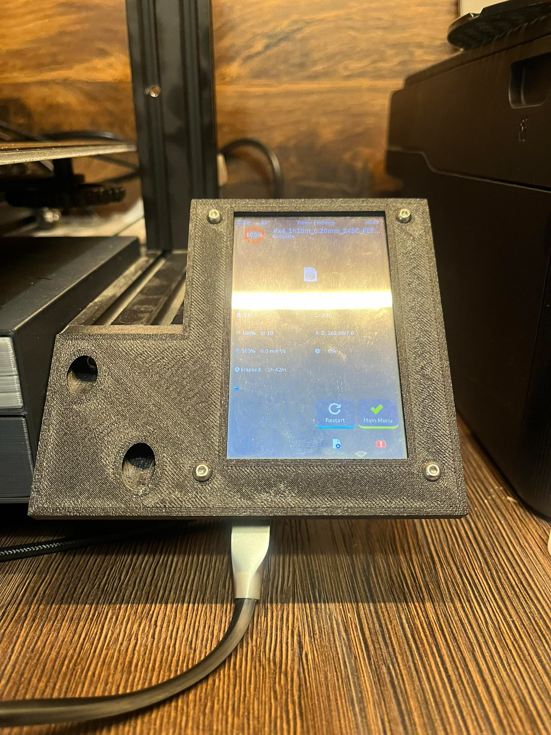 Waveshare 4inch diplay holder for ender3
