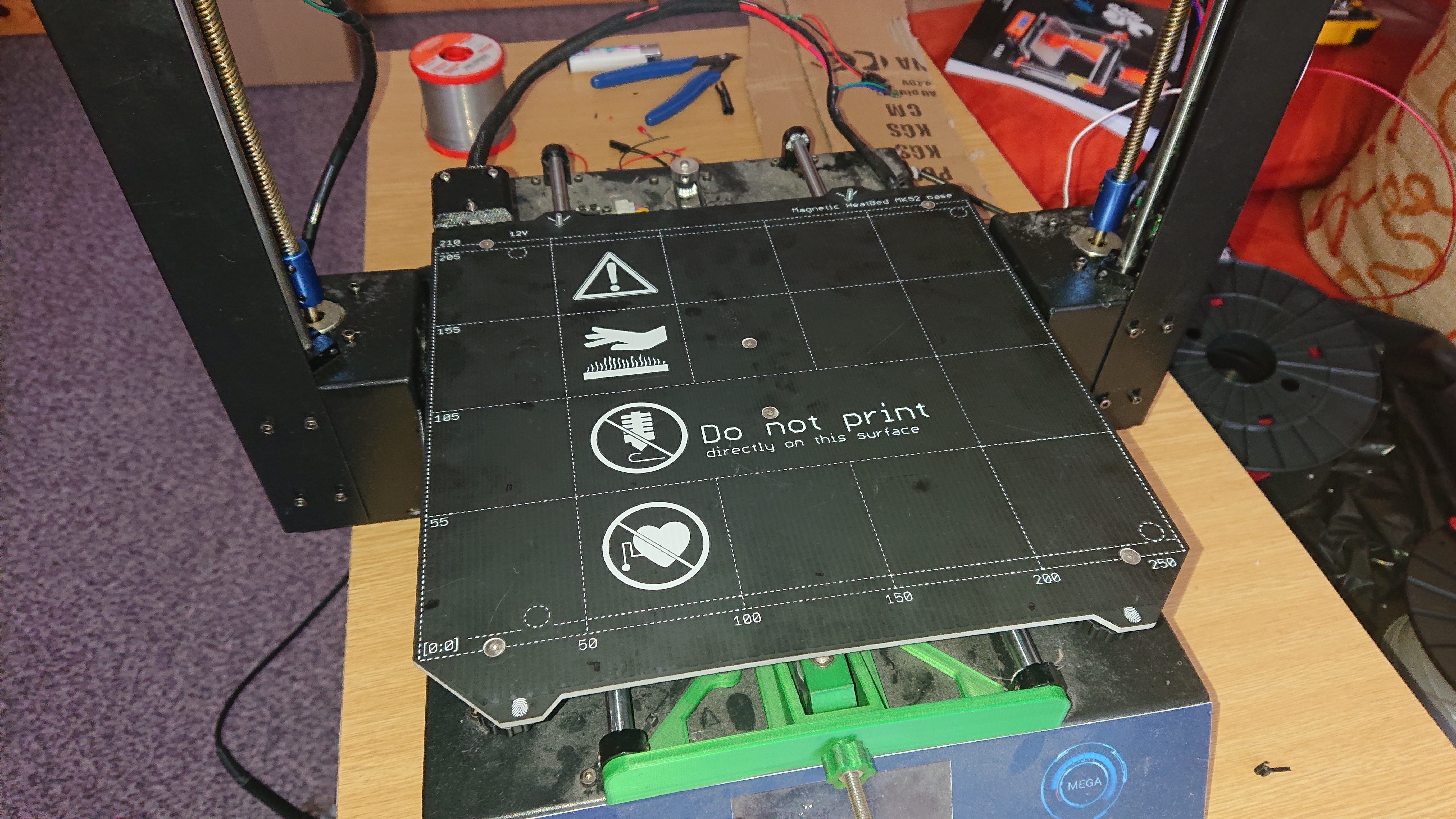 Anycubic i3 mega magnetic hotbed (MK52 prusa)