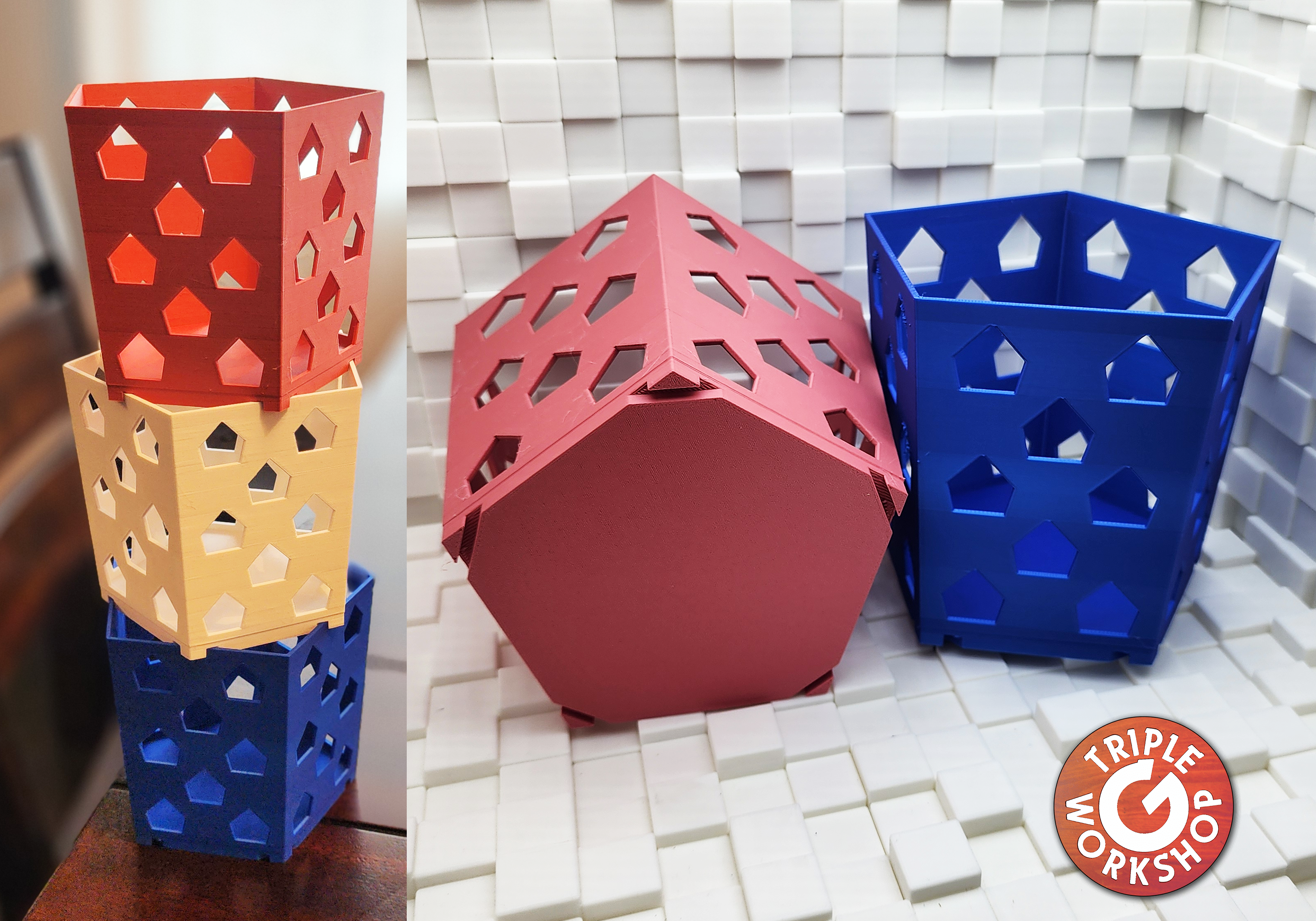 ⯂ Pentagon Stacker Crates ⯂