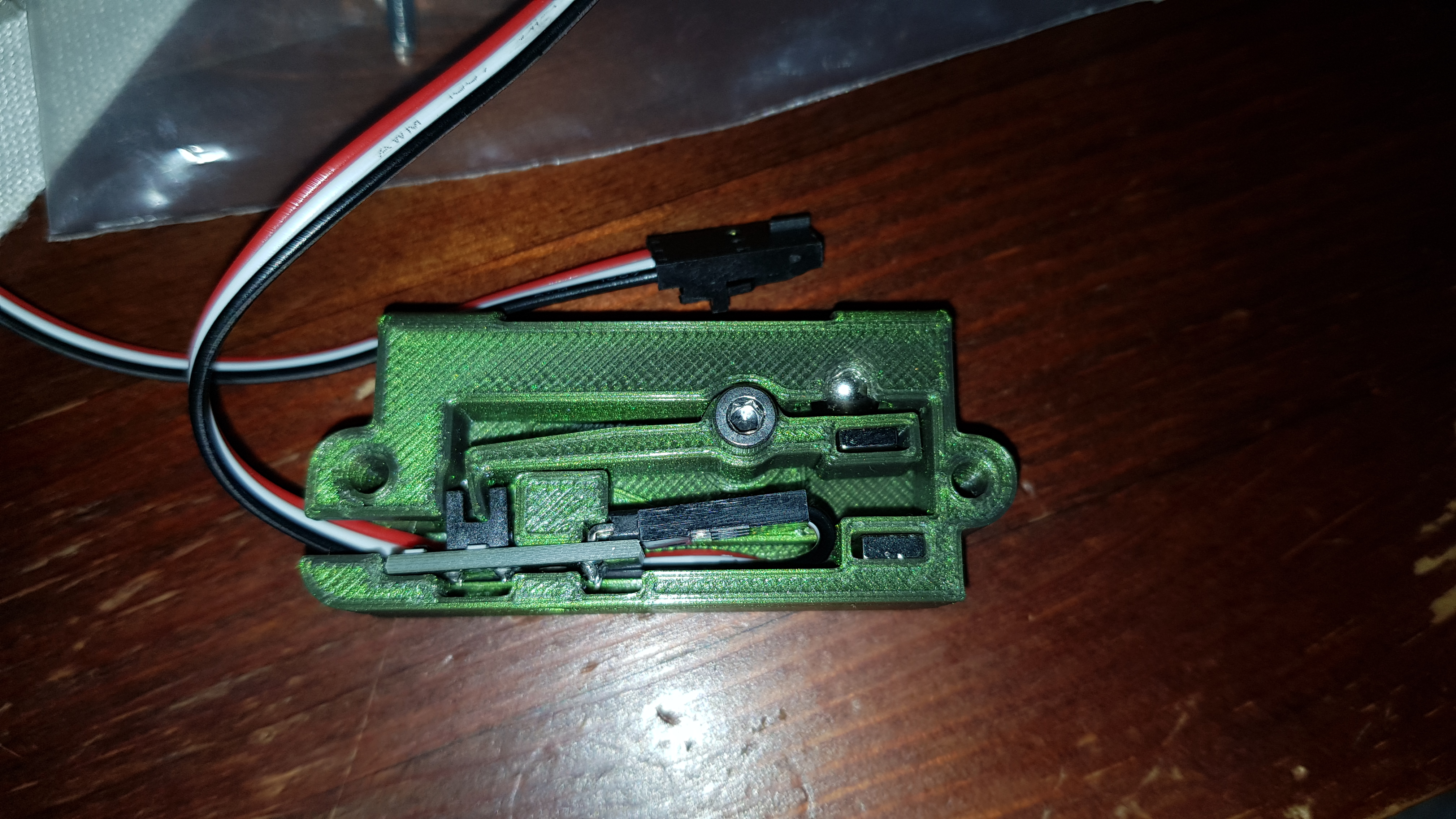 Prusa Mini Filament  sensor with bigger cable gap