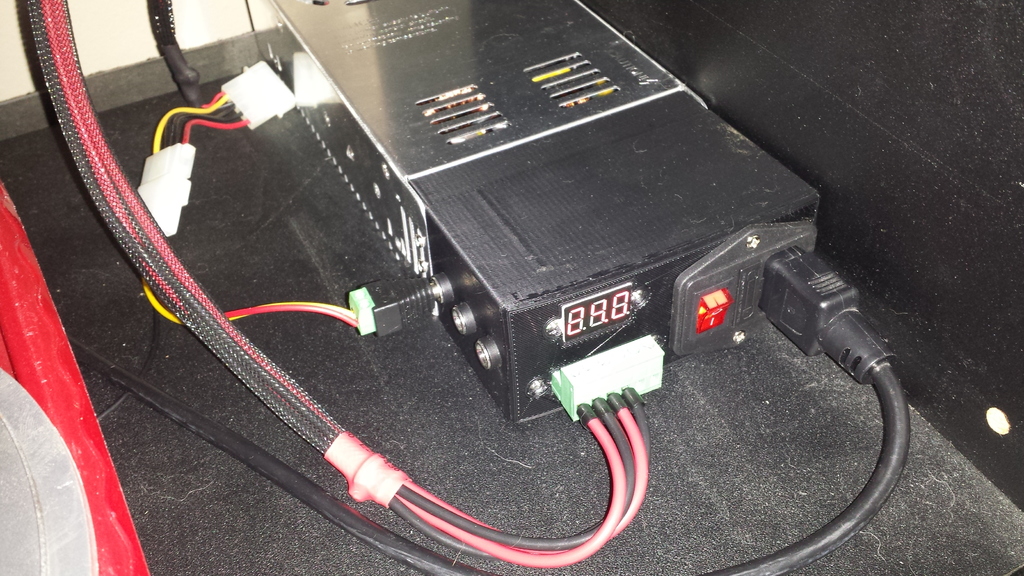 S-600-24 Power Supply End Cap w/ 12V and 24V Outputs
