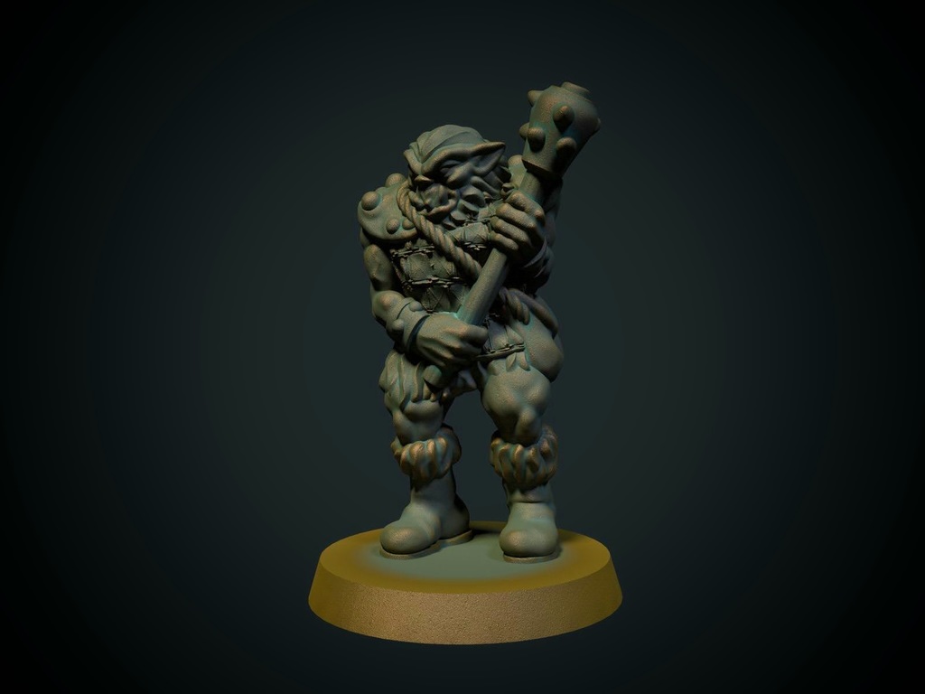 Bugbear 28mm (supportless, FDM friendly)