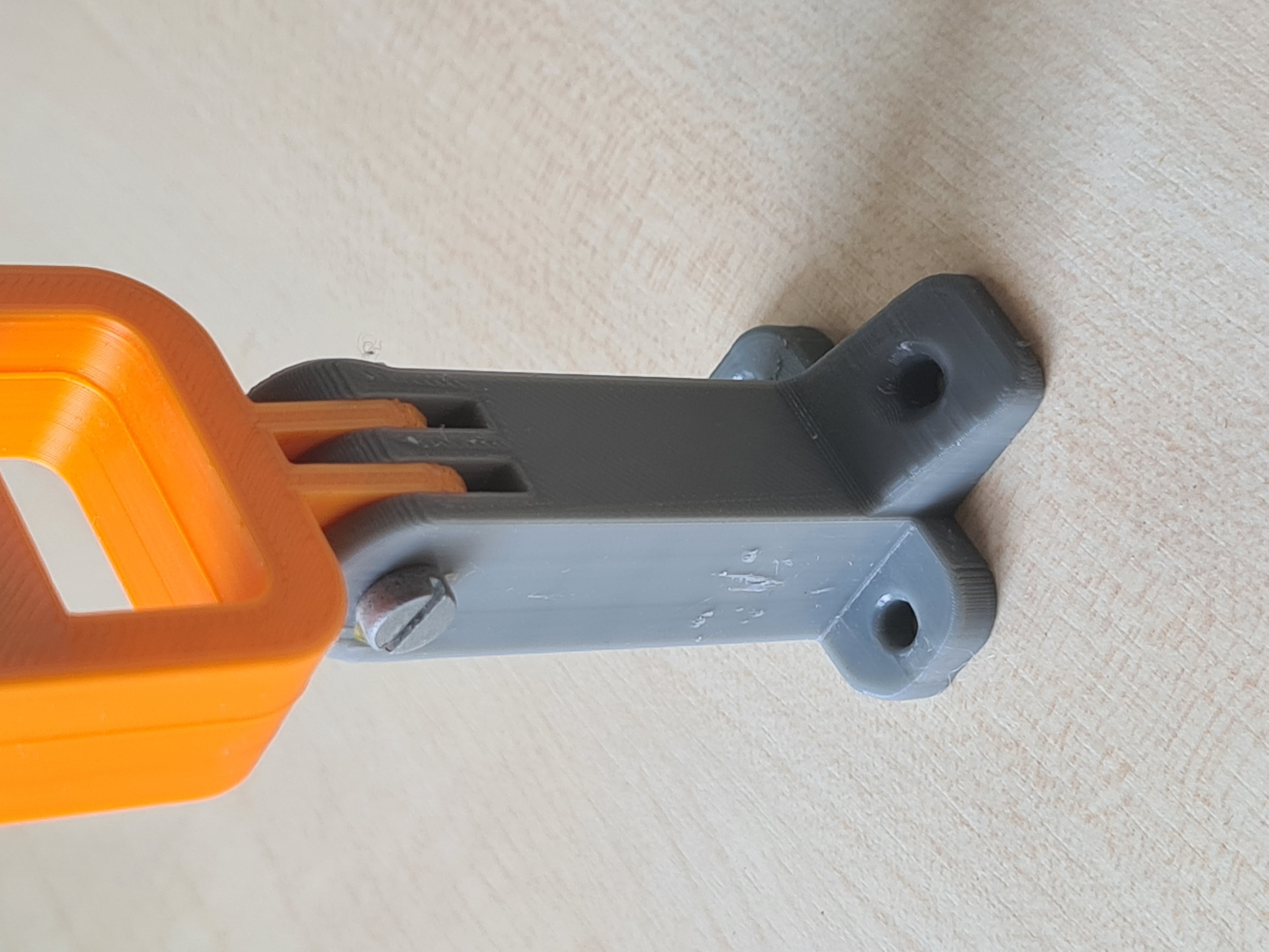 Gopro mount with screwholes