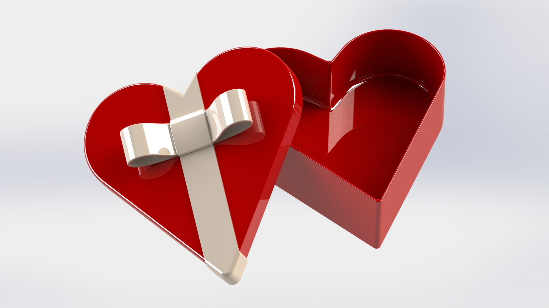 Valentine's Day heart gift  box
