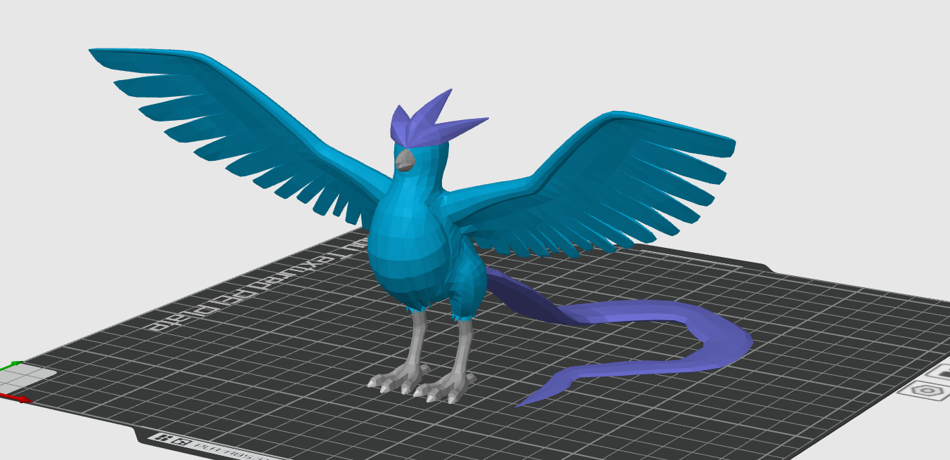 multicolor Articuno 4 colors Pokémon