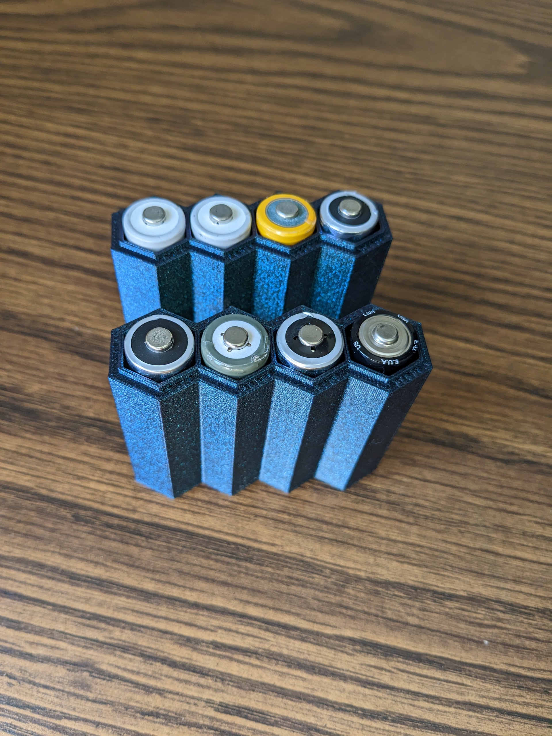 Stackable AA Battery Holder
