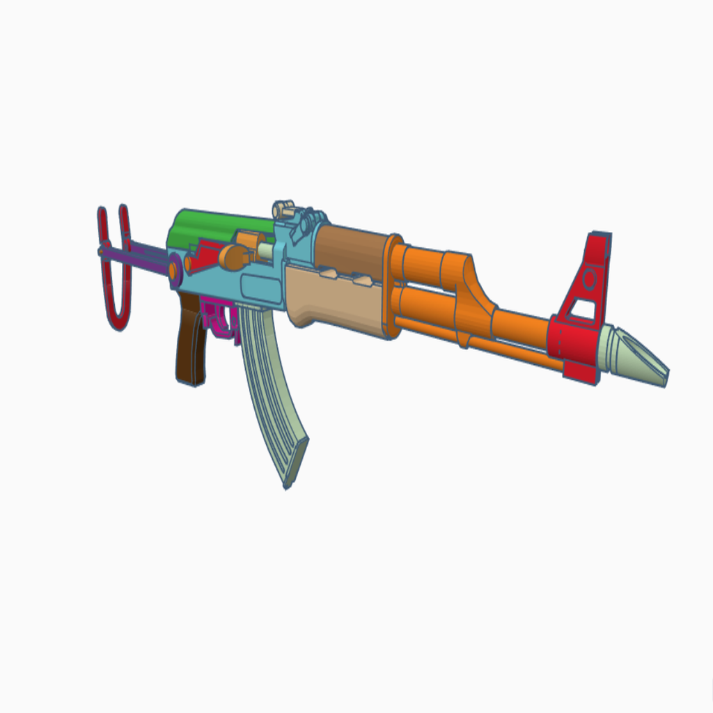 AK47 S AKMS (model 1/4