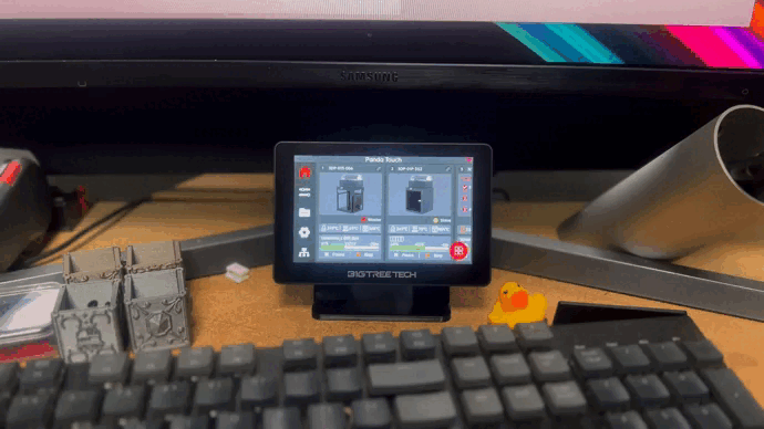 Panda touch holder for desktop and Shelves rack 桌面支架和货架支架