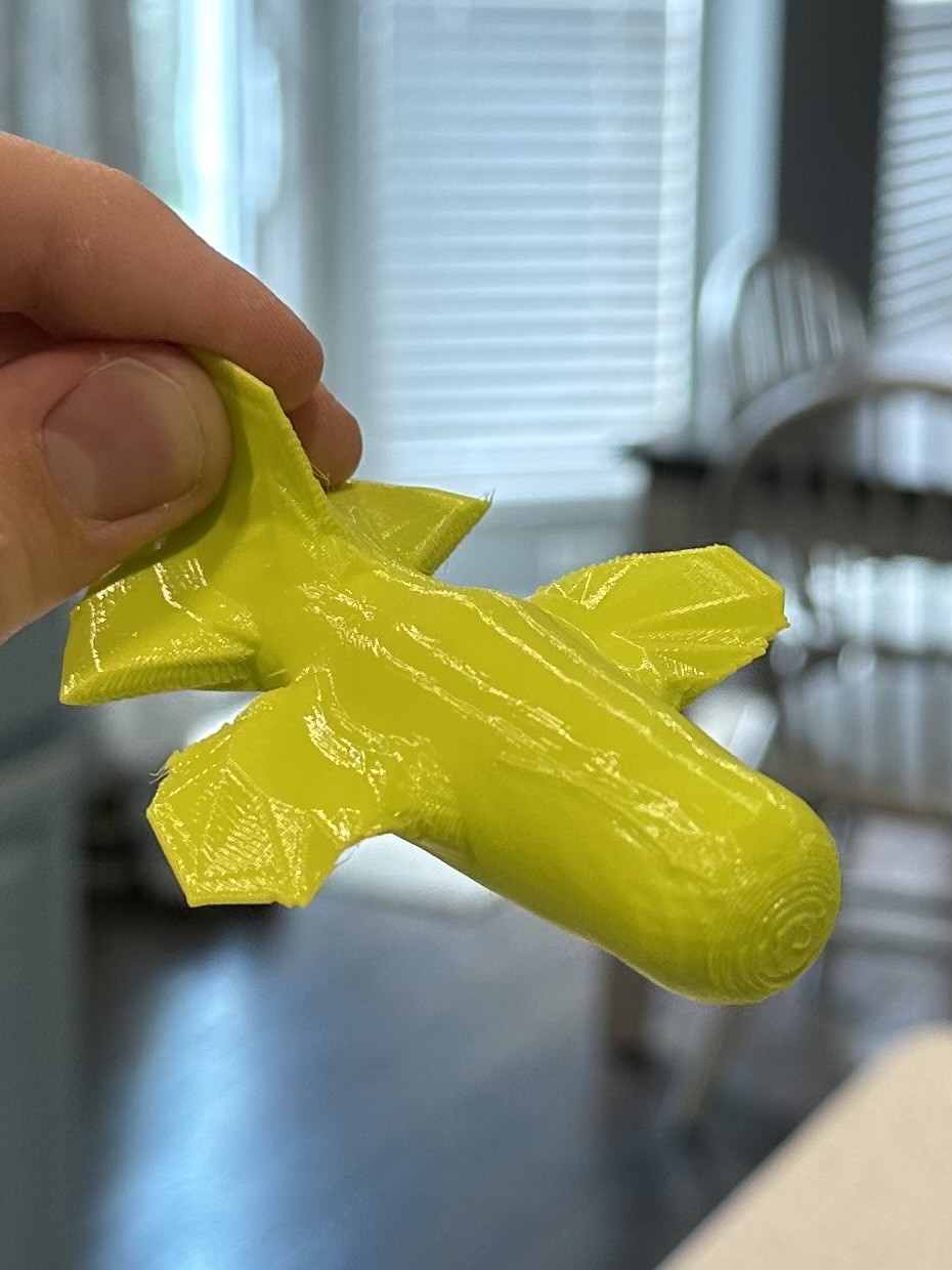 A plane that will not fly.