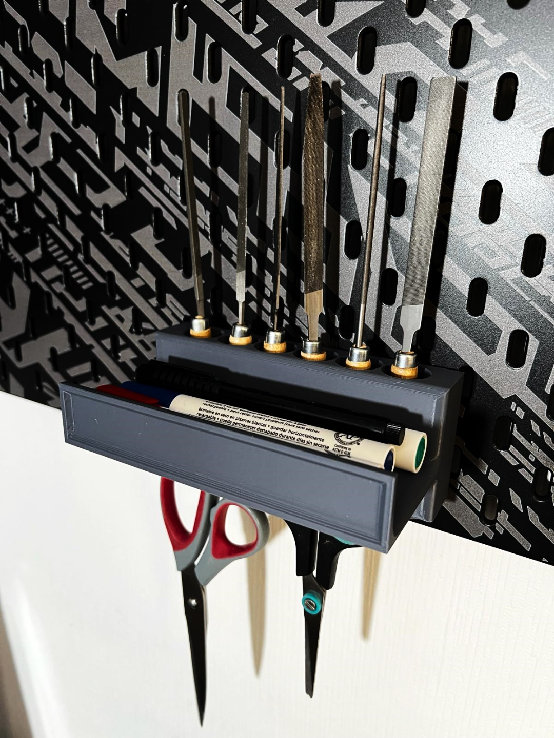 Pens Files Holder_IKEA UPPSPEL / SKADIS
