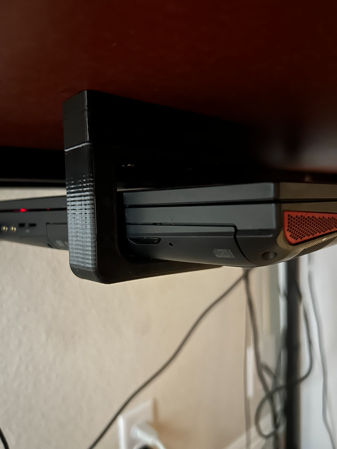 Under Desk Laptop Mount for Thicker Laptops