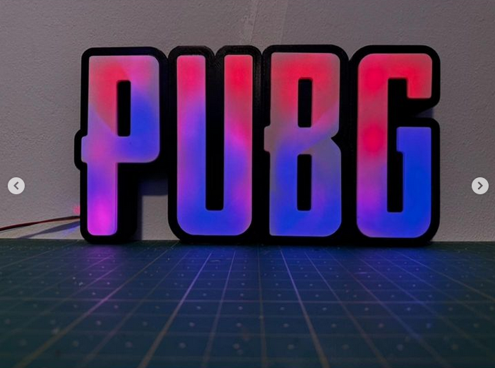 PUBG PlayerUnknown's Battlegrounds led light Gamingsetup