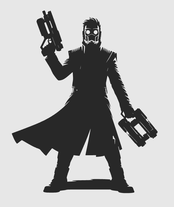 Starlord Peter Quill wallart