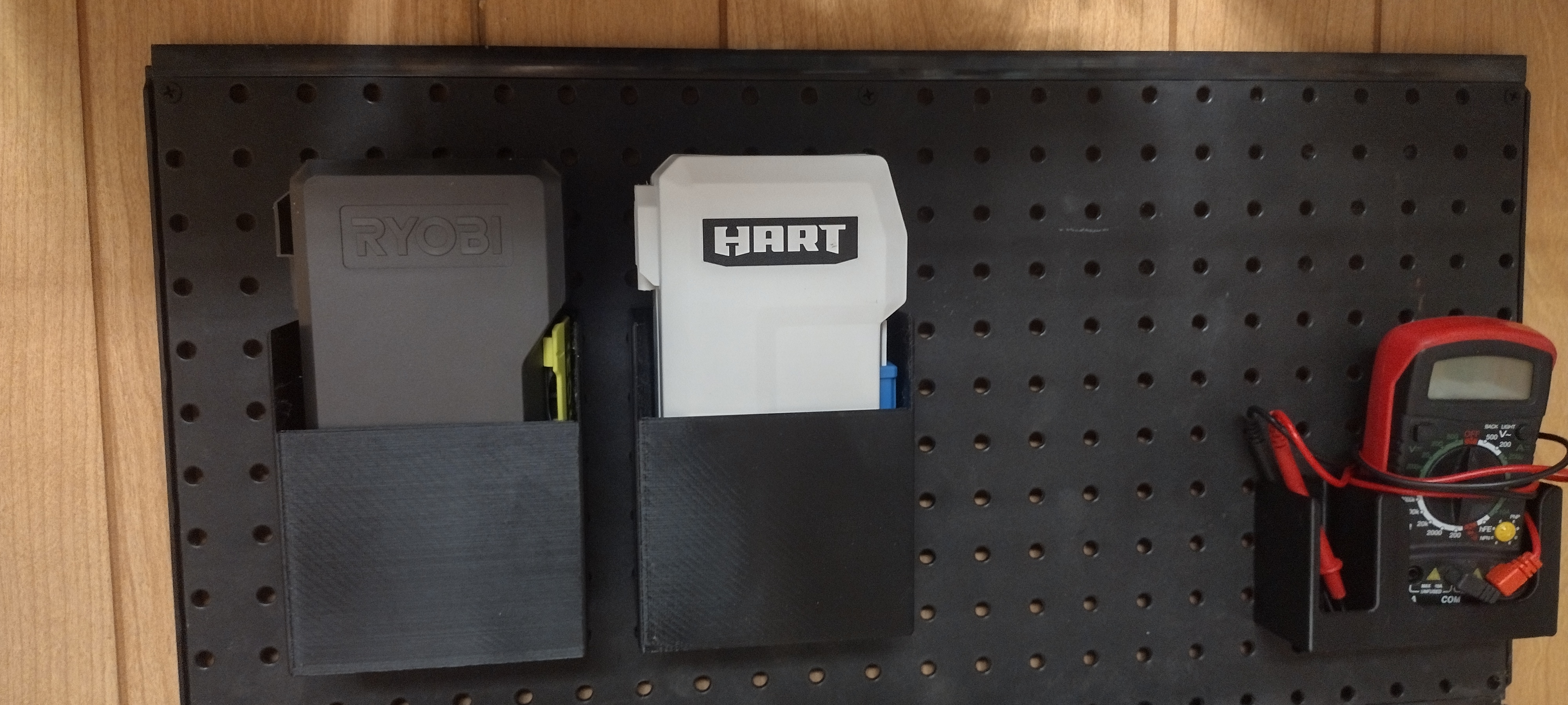 Pegboard Drill Bit box holder for Ryobi / Hart bits and drill bits